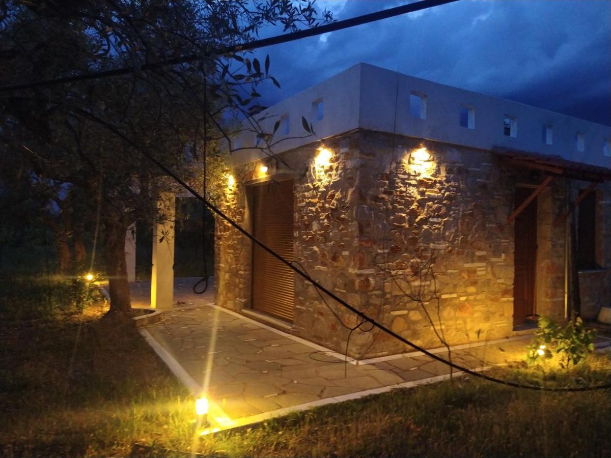Elea Stone Houses In Organic Quiet Olive Grove, Prinos, Thassos Buitenkant foto