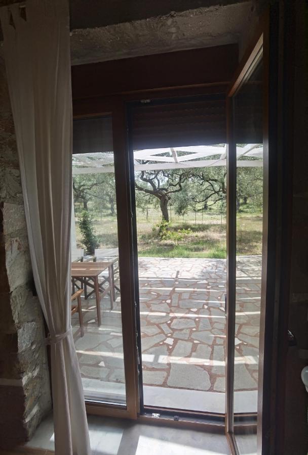 Elea Stone Houses In Organic Quiet Olive Grove, Prinos, Thassos Buitenkant foto