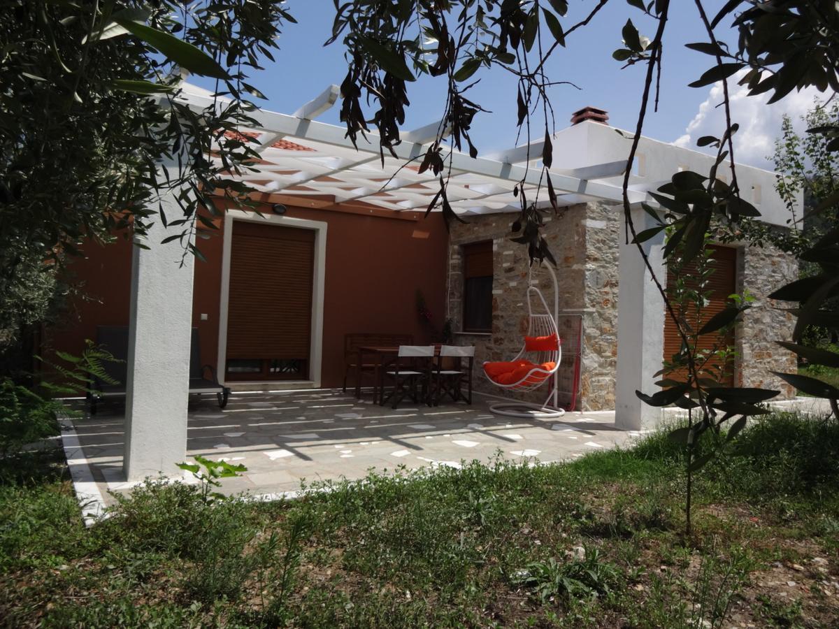 Elea Stone Houses In Organic Quiet Olive Grove, Prinos, Thassos Buitenkant foto