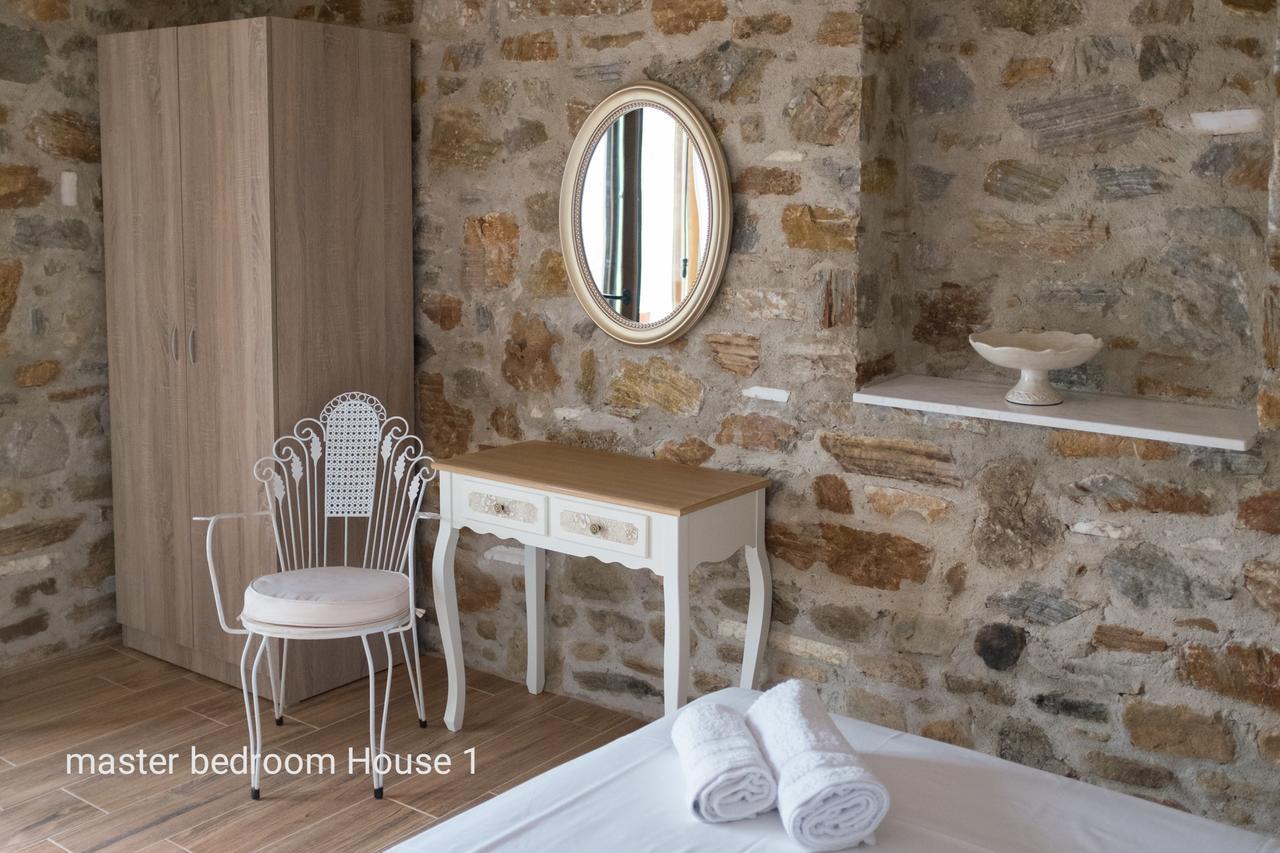 Elea Stone Houses In Organic Quiet Olive Grove, Prinos, Thassos Buitenkant foto
